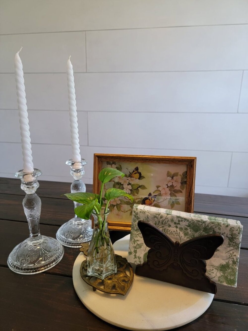 Vintage Butterfly Cottagecore/Farmhouse-Inspired Centerpiece Set